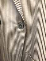 Dutchess - sumi white striped coat