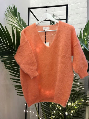 Maison Anje - lerecif papaye orange knitwear