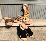 FELIZ - rachel slipper sandal in olive