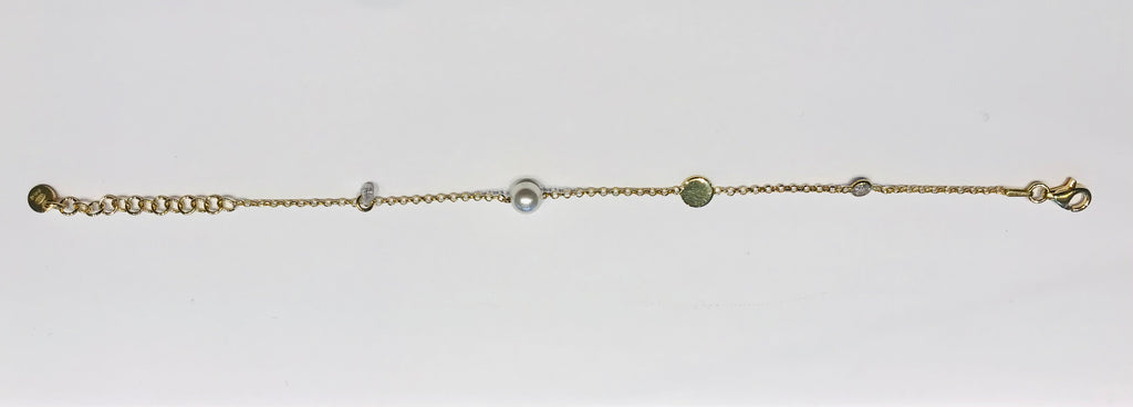 SAM&CEL bracelet with pearl and zirconium