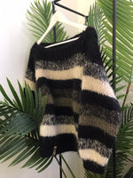 Subtiel Knitwear - striped soft knitwear sweater