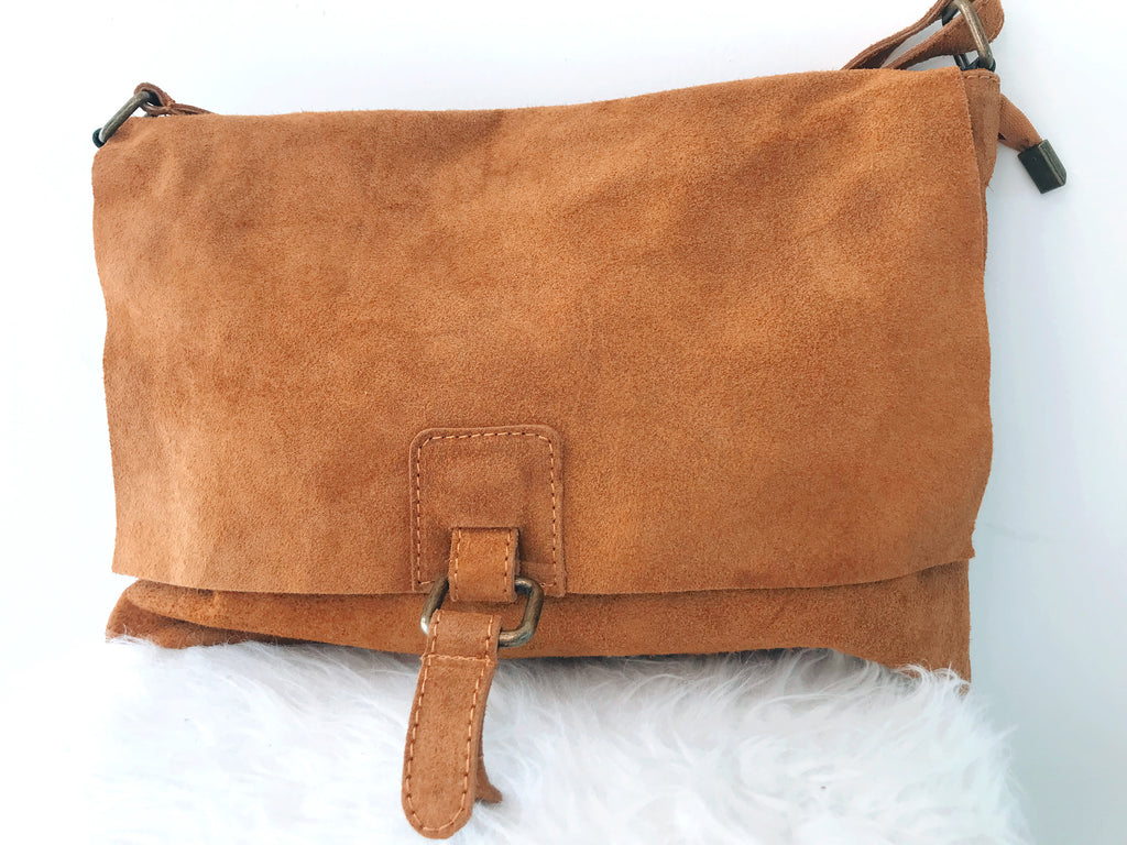 SAM&CEL - medium cognac leather bag