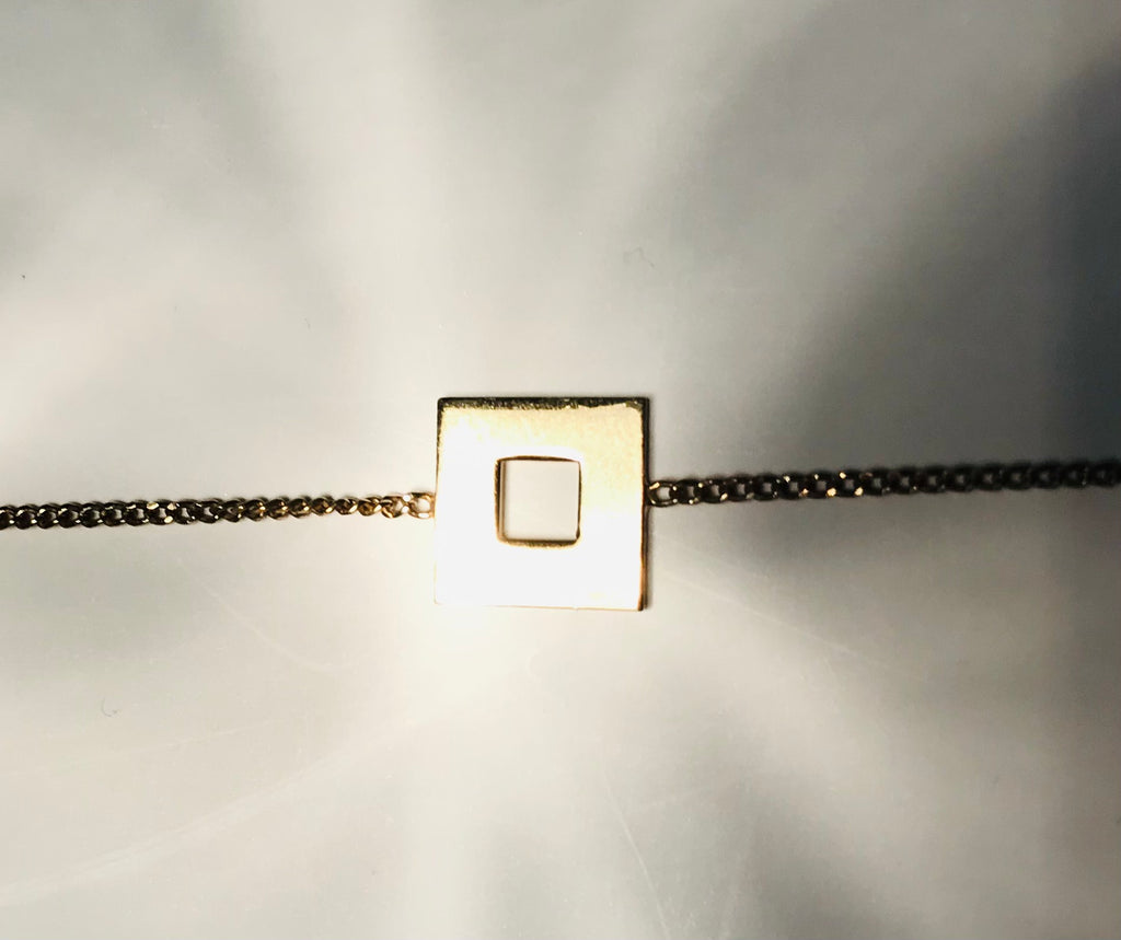 SAM&CEL GOLDPLATED BRACELET SQUARE