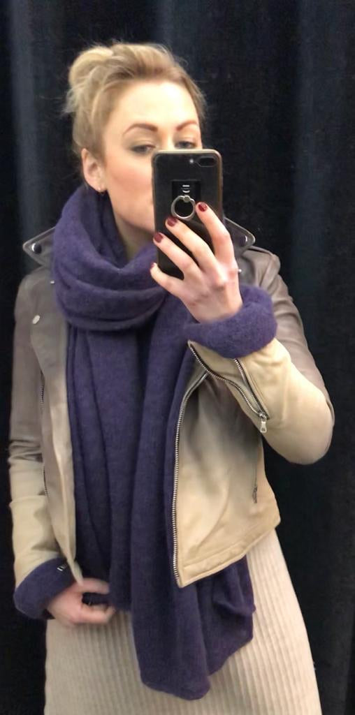 Les bo-hemiennes Ava Scarf purple