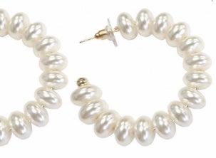 SAM&CEL Big Earrings with pearls