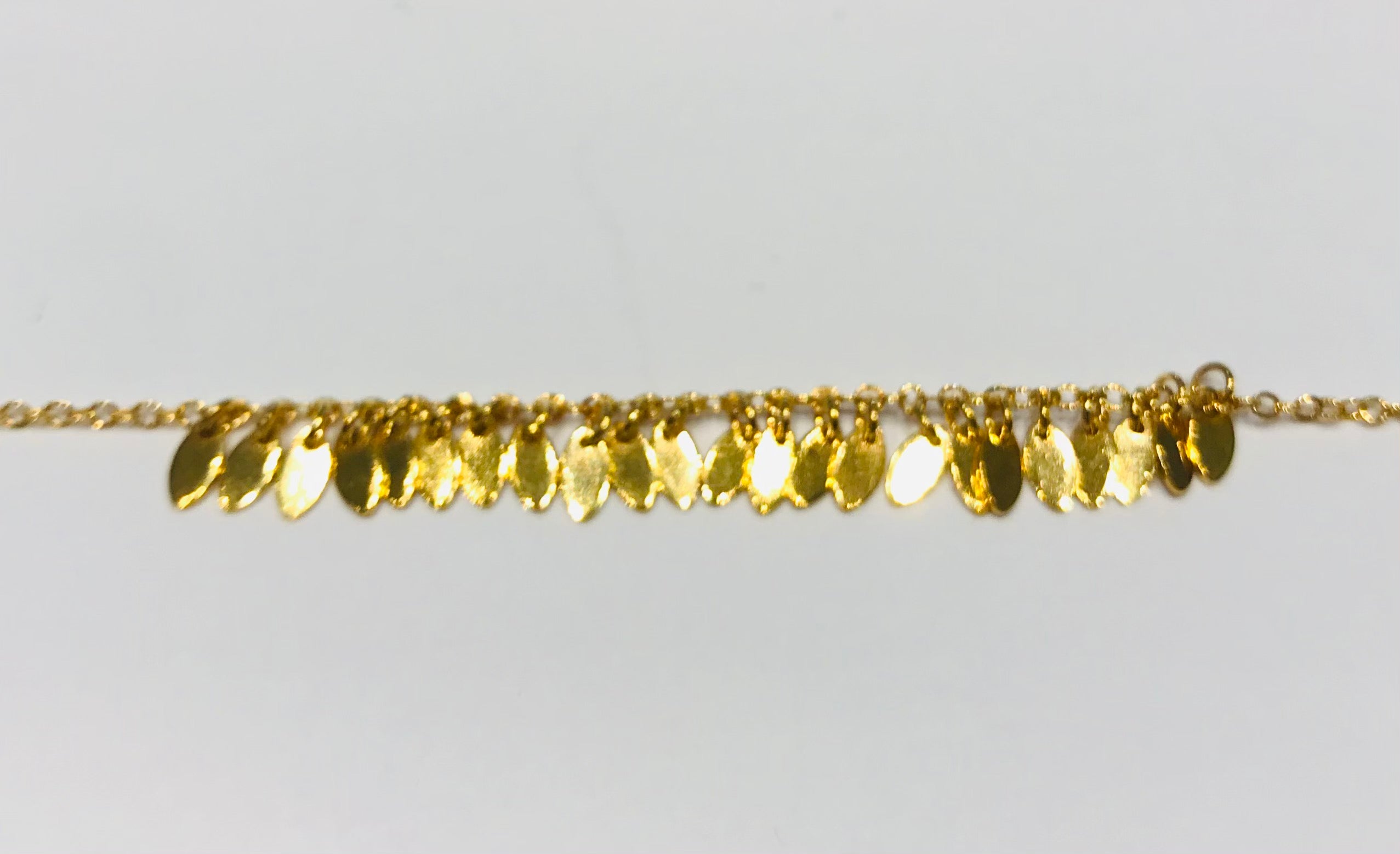 SAM&CEL goldplated bracelet with oval chips