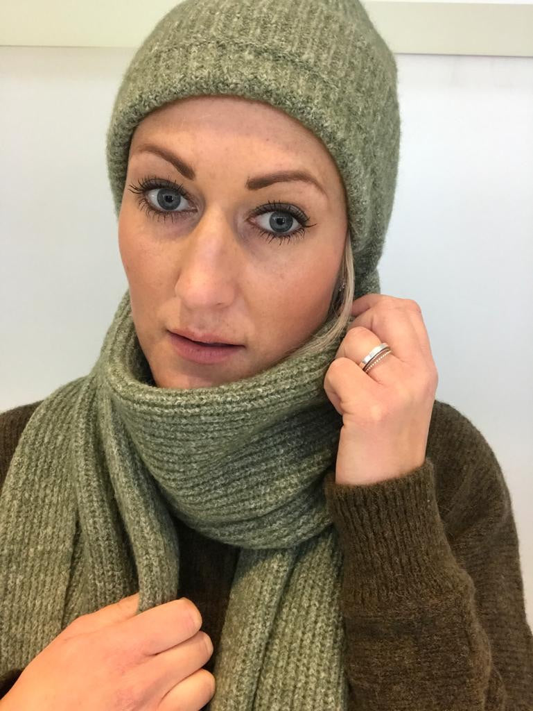 Maison Anje - supersoft leclement olive beanie